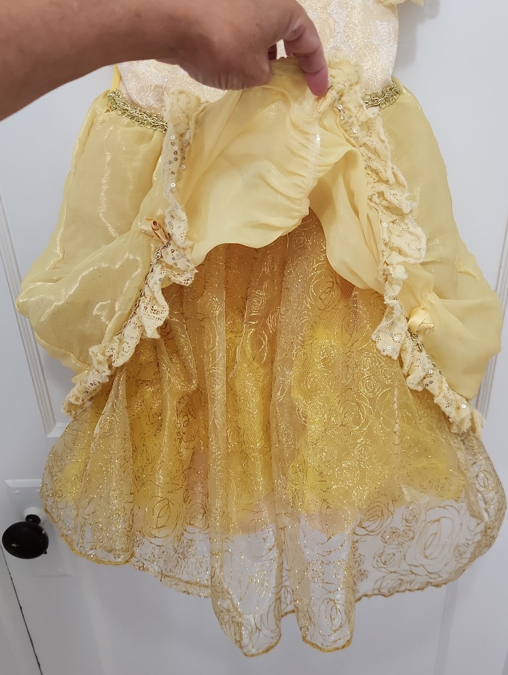 Disney Parks Child's Beauty and the Beast Belle Dress Costume - Picture 12 of 15